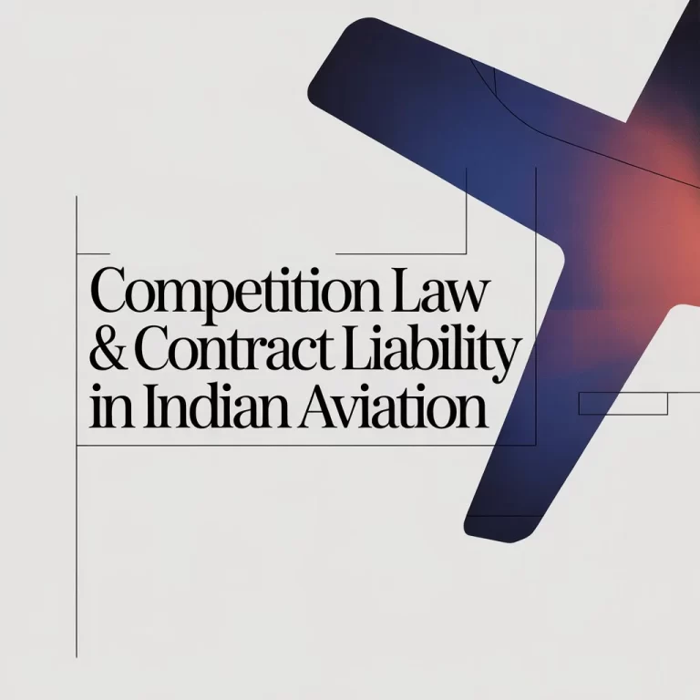 Competition Law & Contract Liability in Indian Aviation