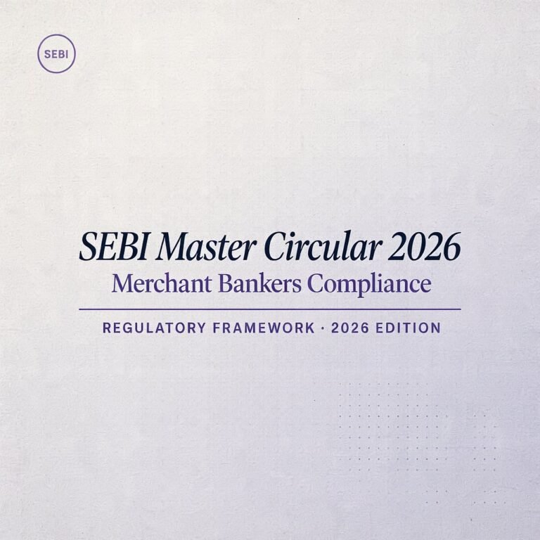 SEBI Master Circular 2026 Merchant Bankers Compliance